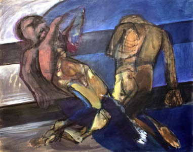 11.1_The Stairway_Egg tempera